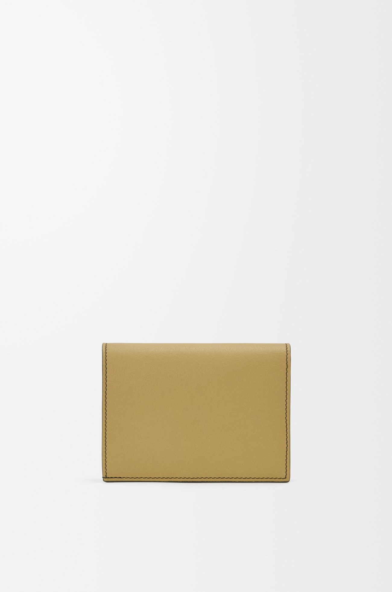 LOEWE Compact wallet in nappa calfskin Bottle Green/Ochre