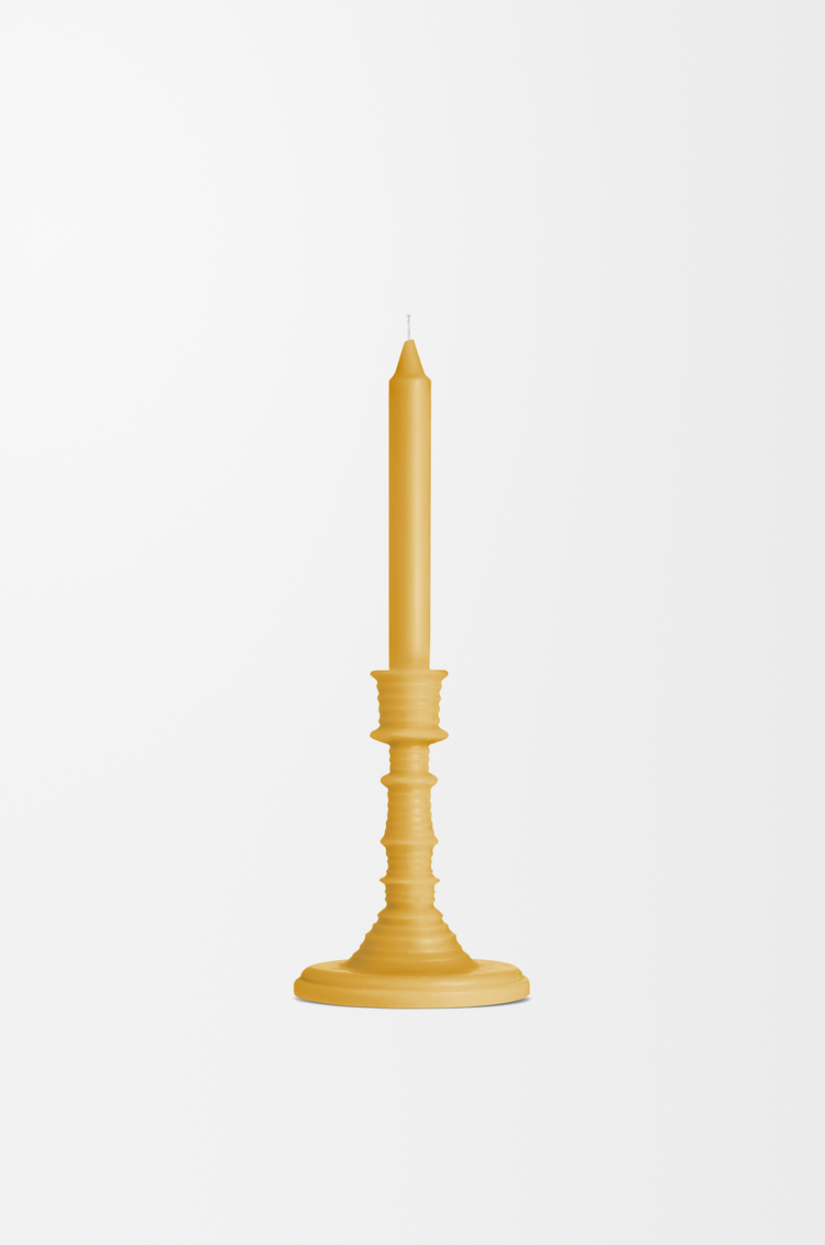 LOEWE Candelabro de cera Wasabi Amarillo