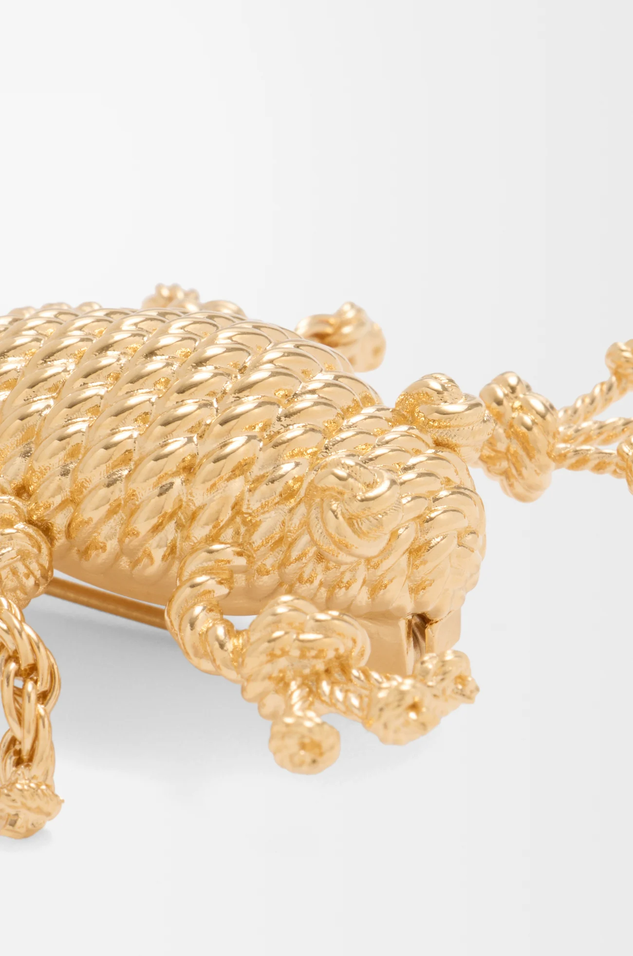 LOEWE Frog brooch Gold
