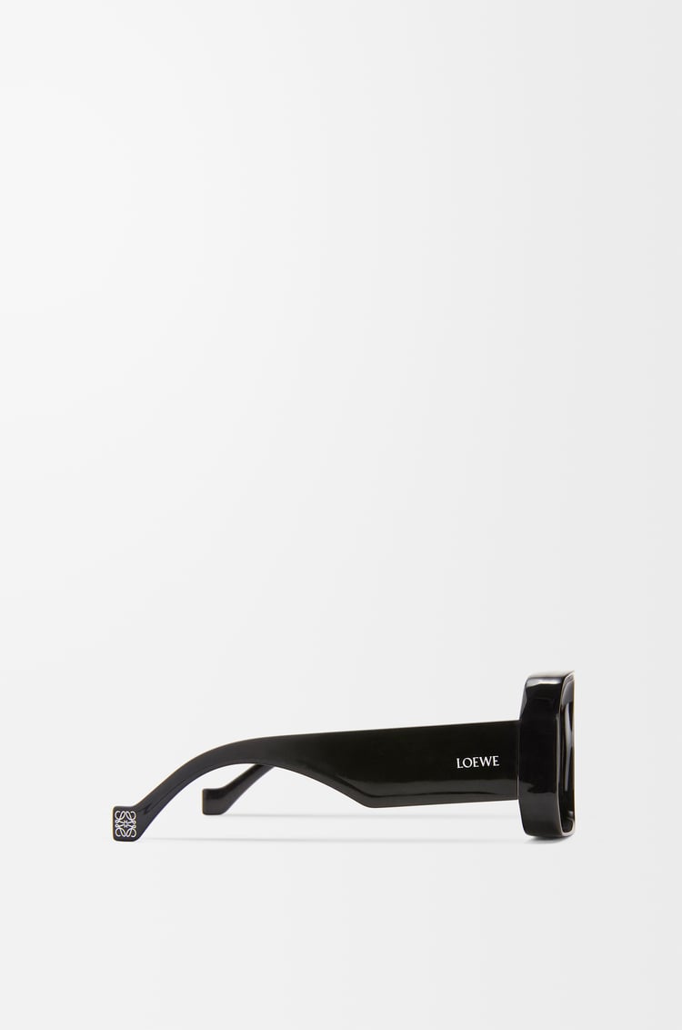 LOEWE Paula's Ibiza dive in mask sunglasses  Shiny Black