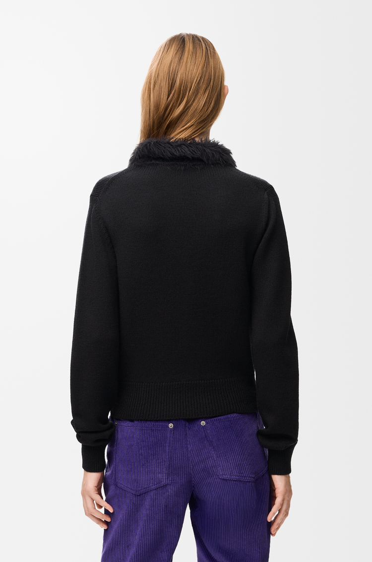 LOEWE Cárdigan en lana Negro