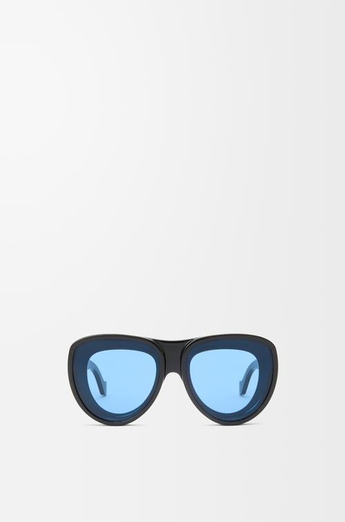 LOEWE Front lenses aviatior sunglasses Black