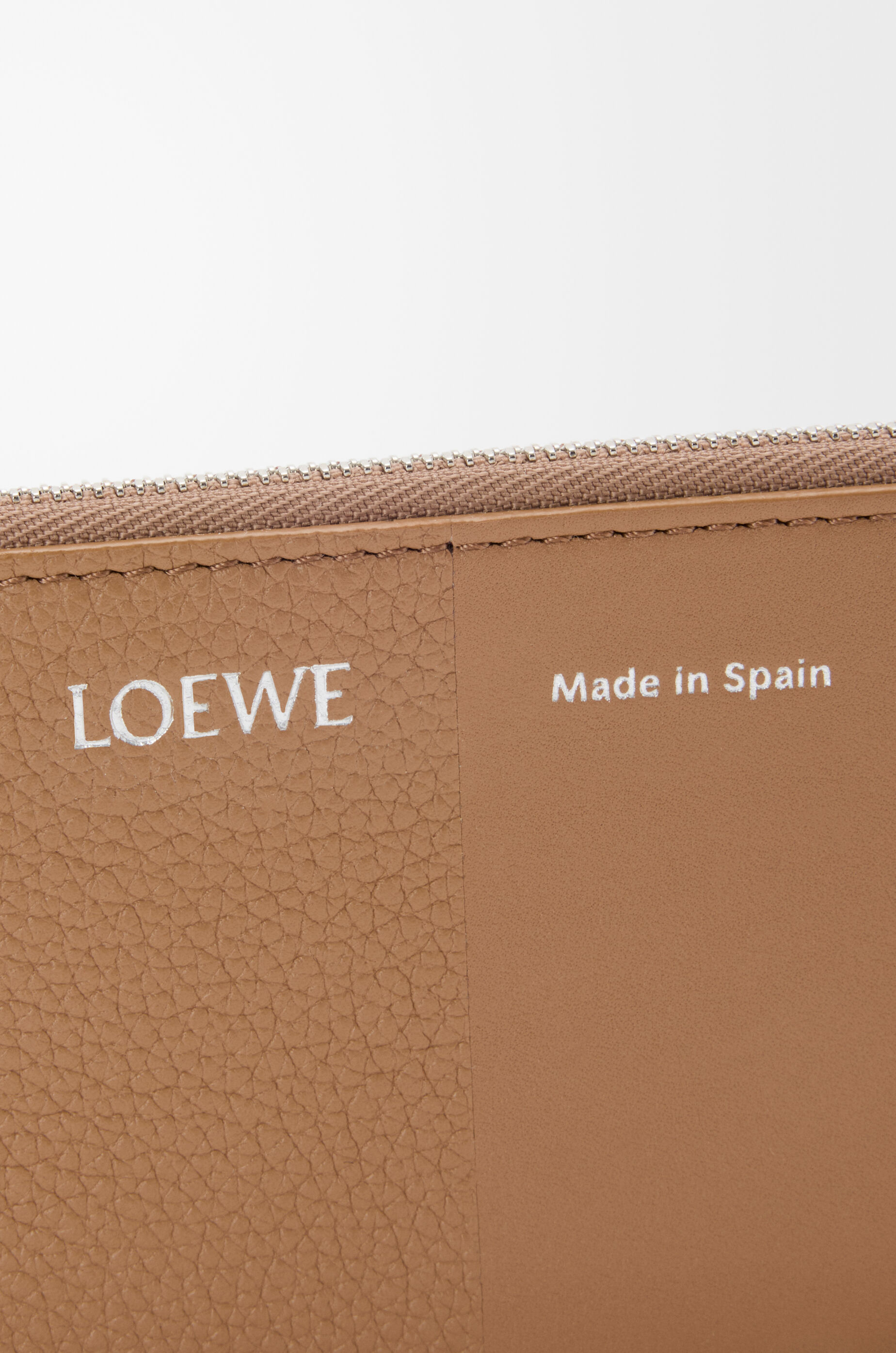 Coin cardholder in smooth and grained calfskin Brown - LOEWE APAC