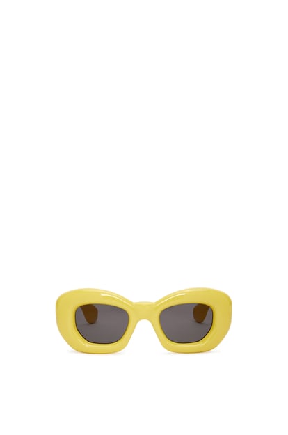 LOEWE Inflated butterfly sunglasses in nylon Lemon plp_rd