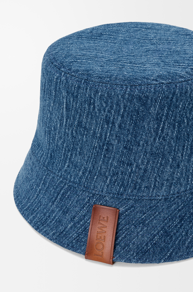 LOEWE 丹寧布雙面漁夫帽 丹寧藍