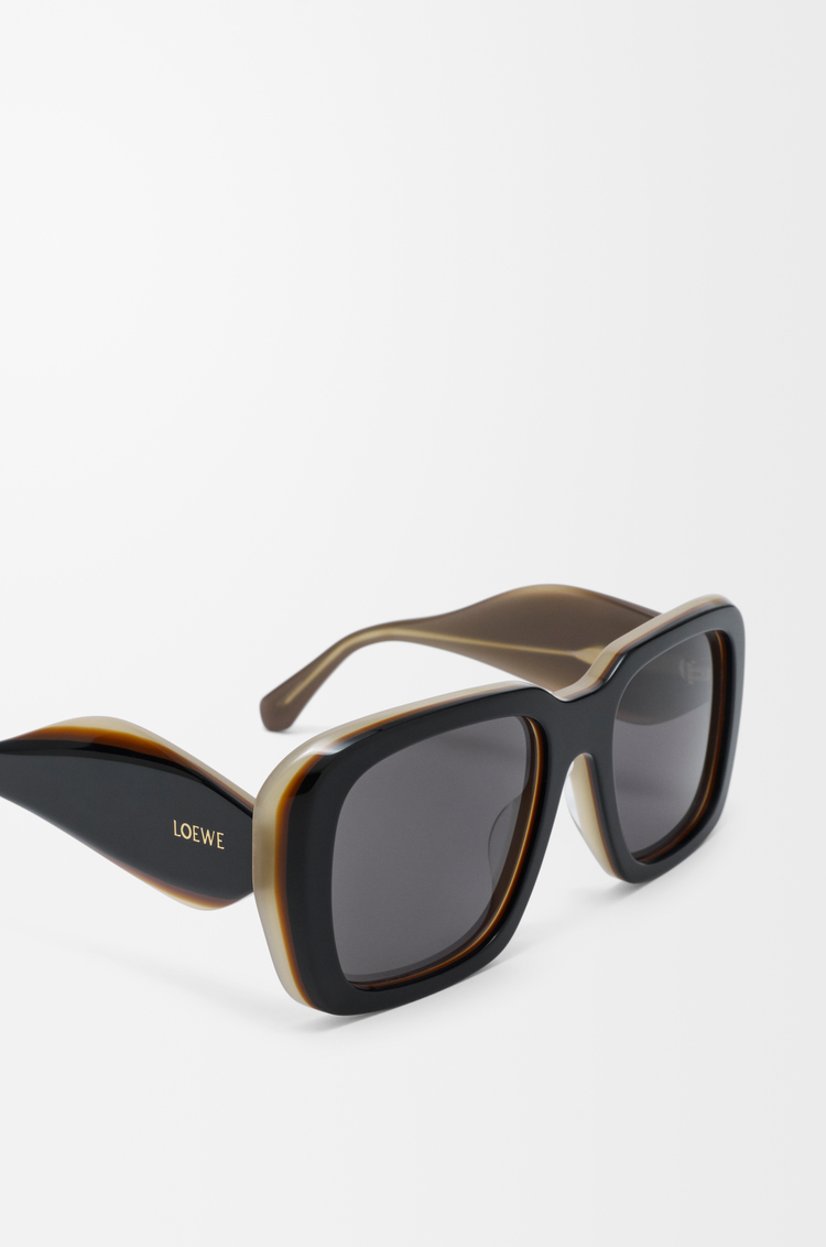 LOEWE Sierra 方形太阳镜 黑色