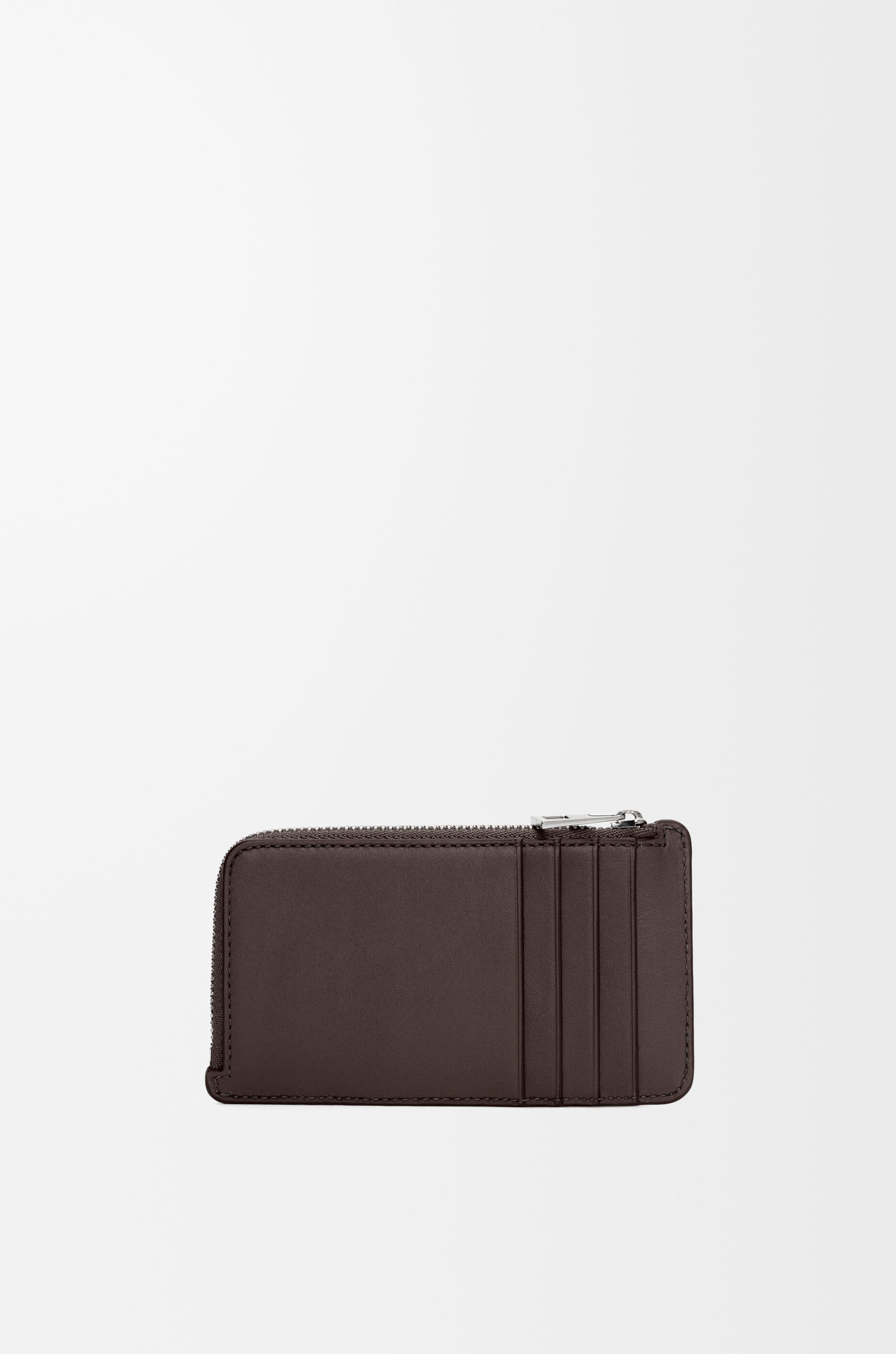 コインカードホルダー（サテンカーフ） ダークブラウン - LOEWE