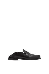 LOEWE Slip on loafer in calfskin Black/Black