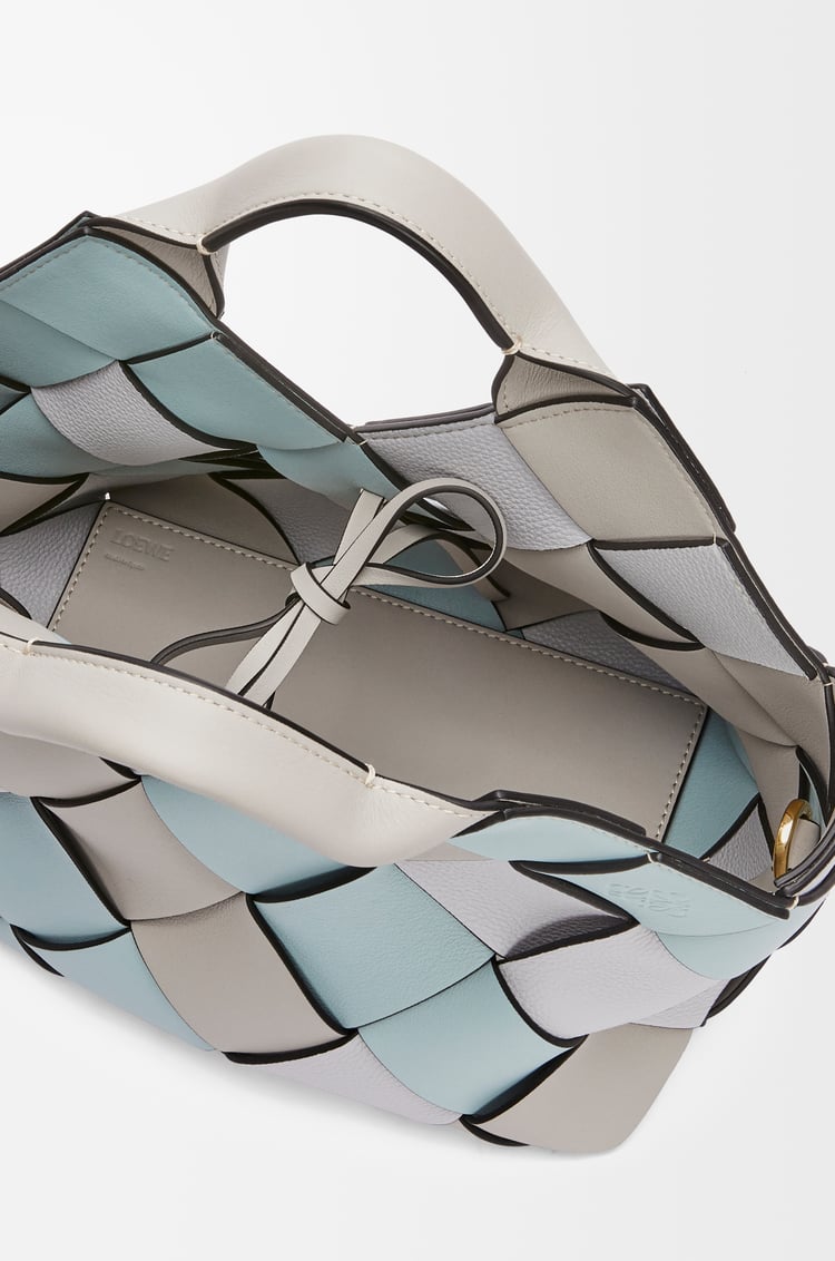 LOEWE WOVEN BASKET SMALL BAG Ghost/Acqua