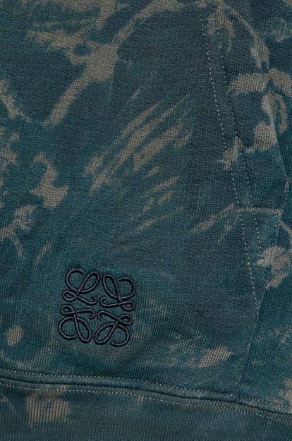 LOEWE Sudadera con capucha de corte holgado en algodón Azul/Multicolor plp_rd