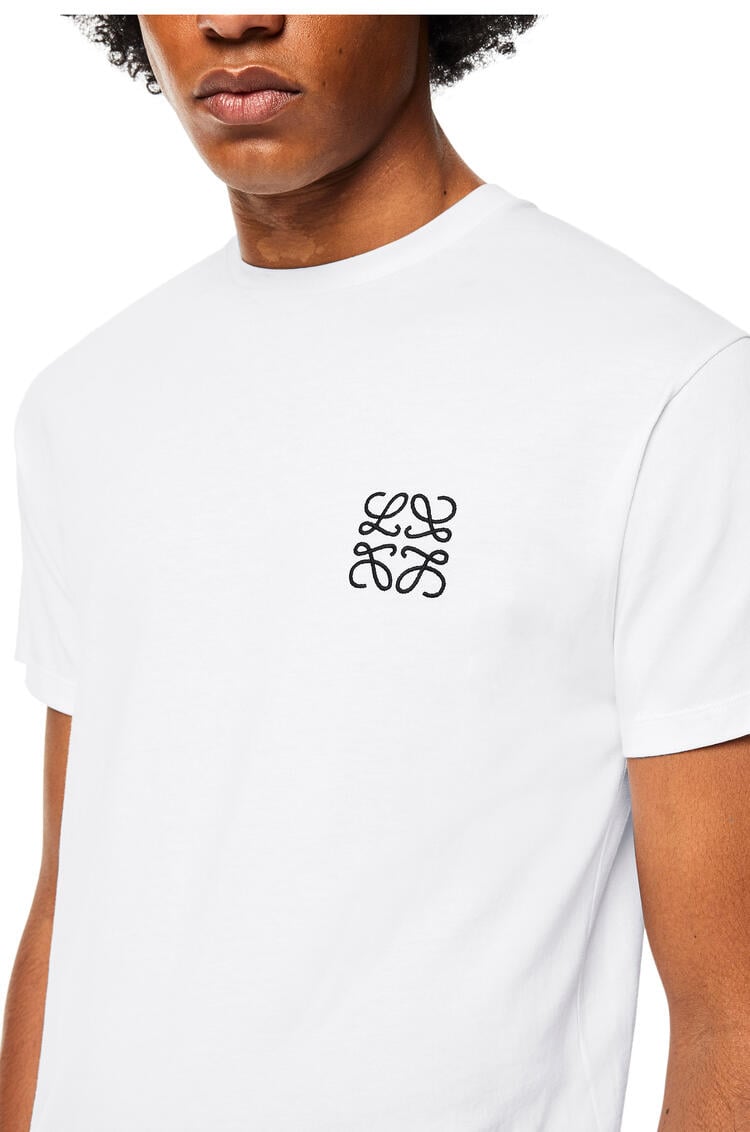 LOEWE Camiseta en algodón con anagrama Blanco pdp_rd