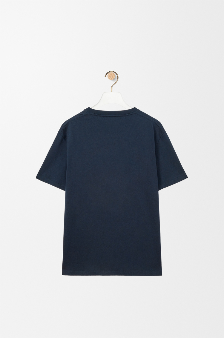 LOEWE T-shirt in cotone vestibilità rilassata Blu Navy