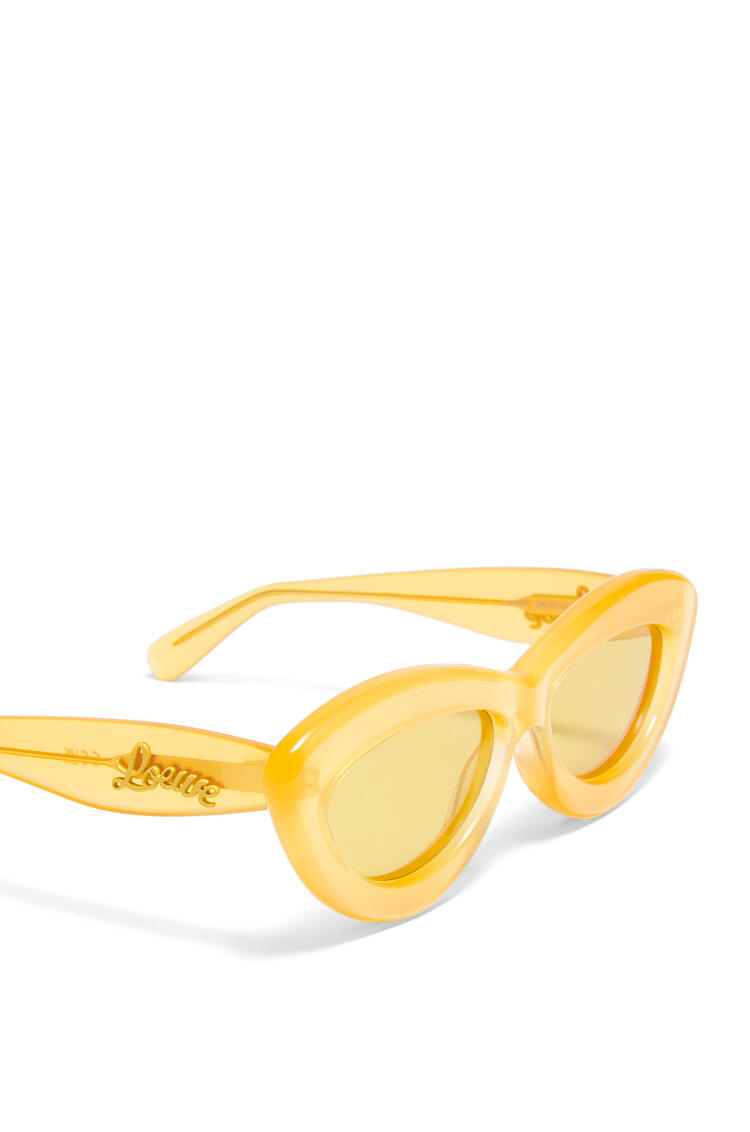 LOEWE Cat's eye sunglasses in acetate Canary Yellow