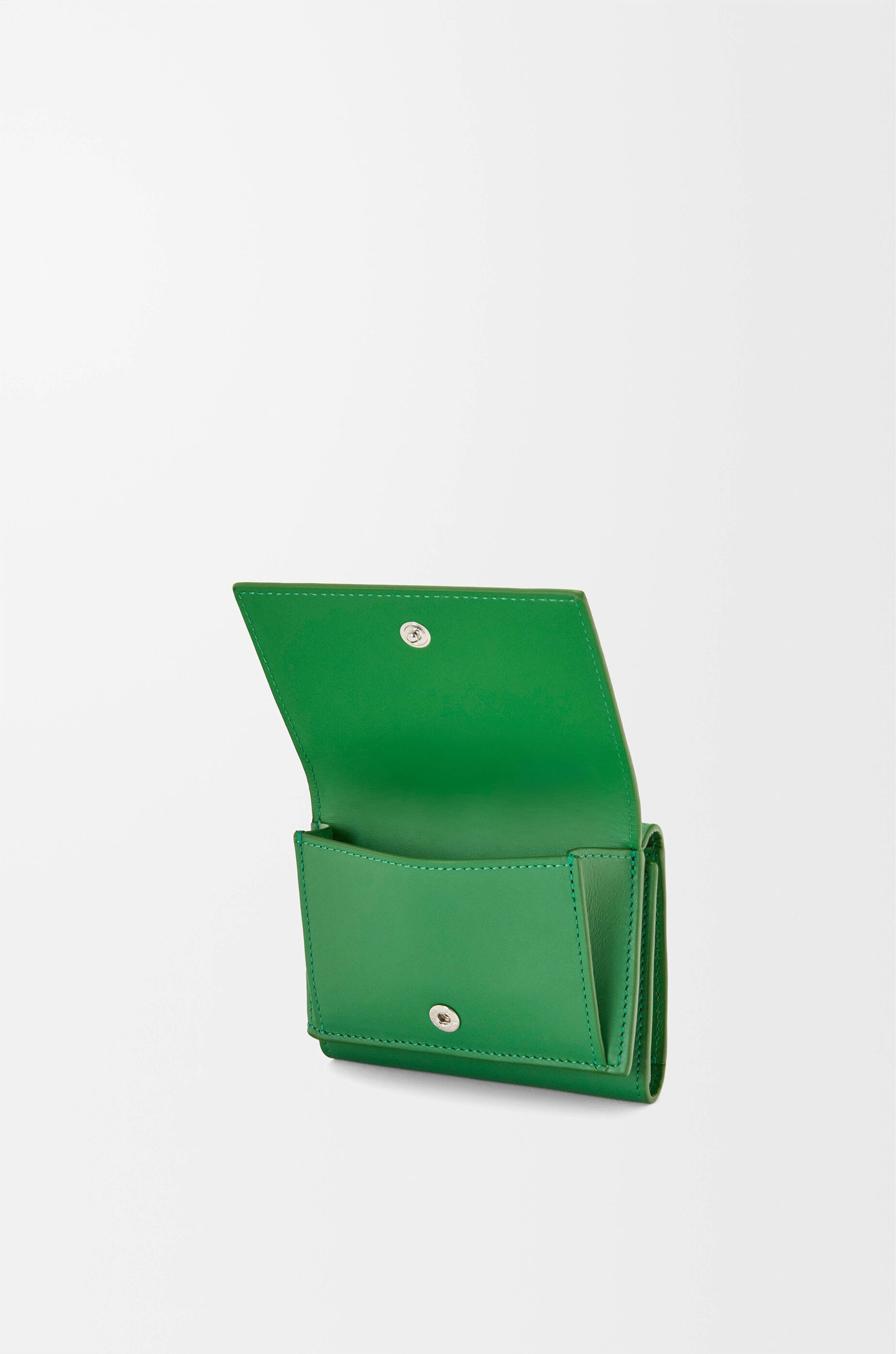 トライフォールド ウォレット（サテンカーフ） ブラウン - LOEWE