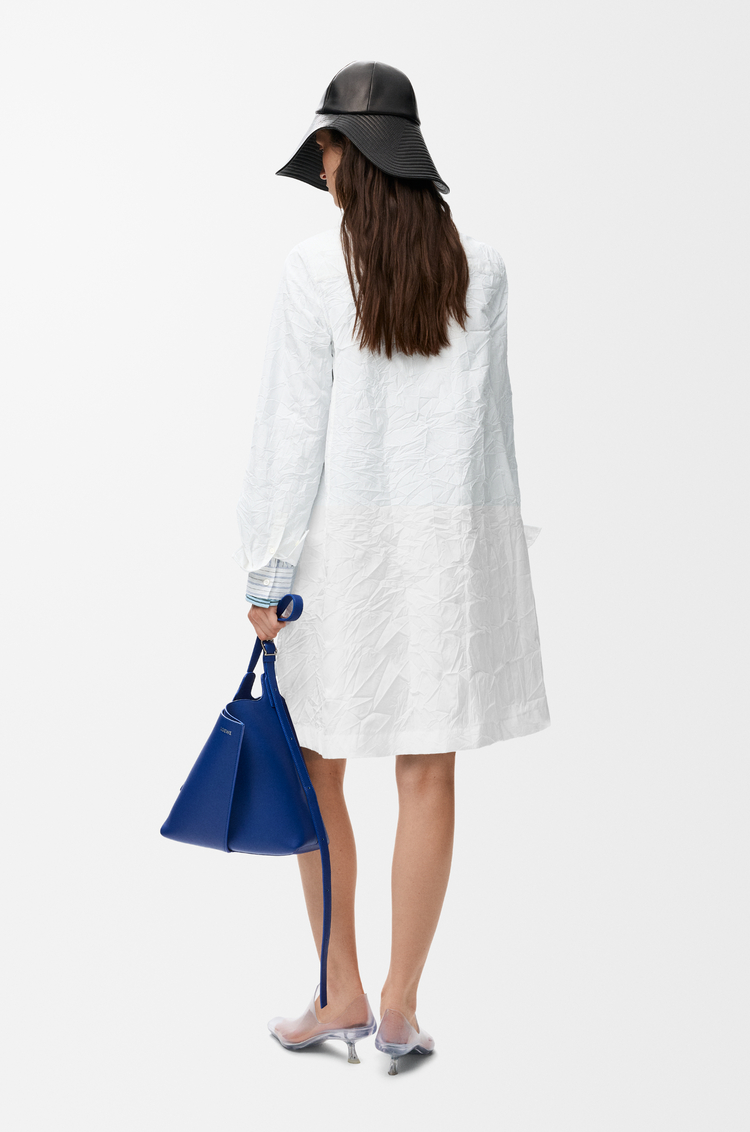 LOEWE Vestido en algodón técnico Blanco