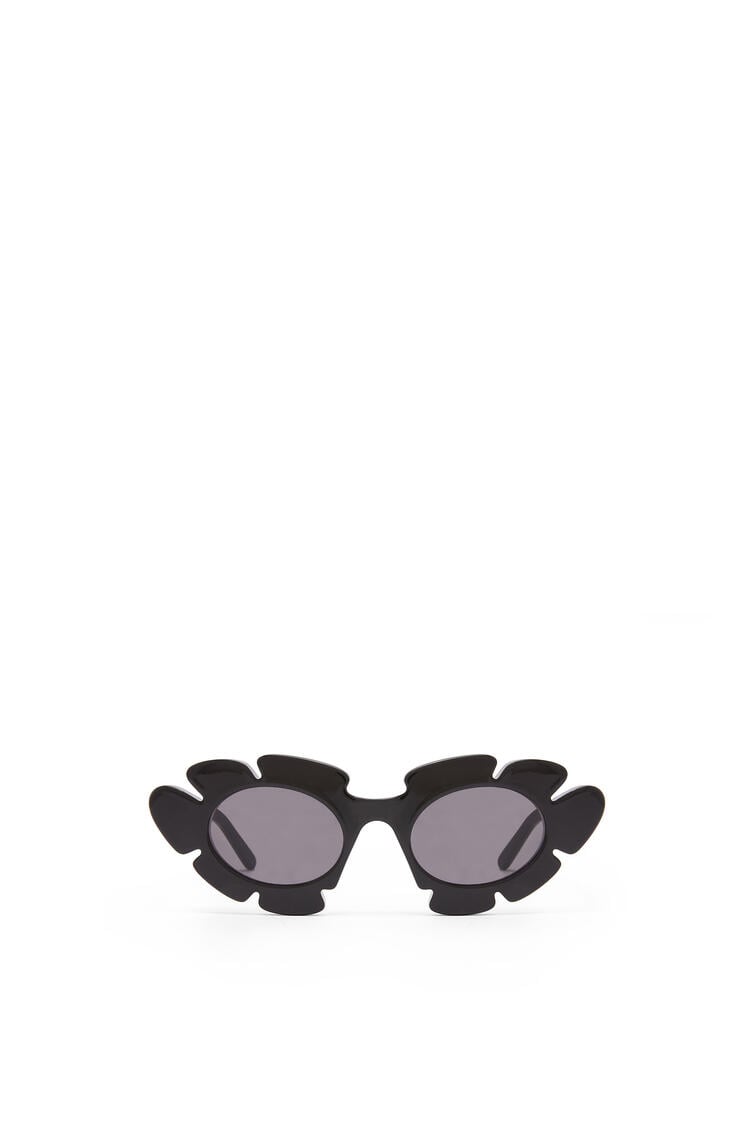 LOEWE Flower sunglasses in injected nylon Black pdp_rd
