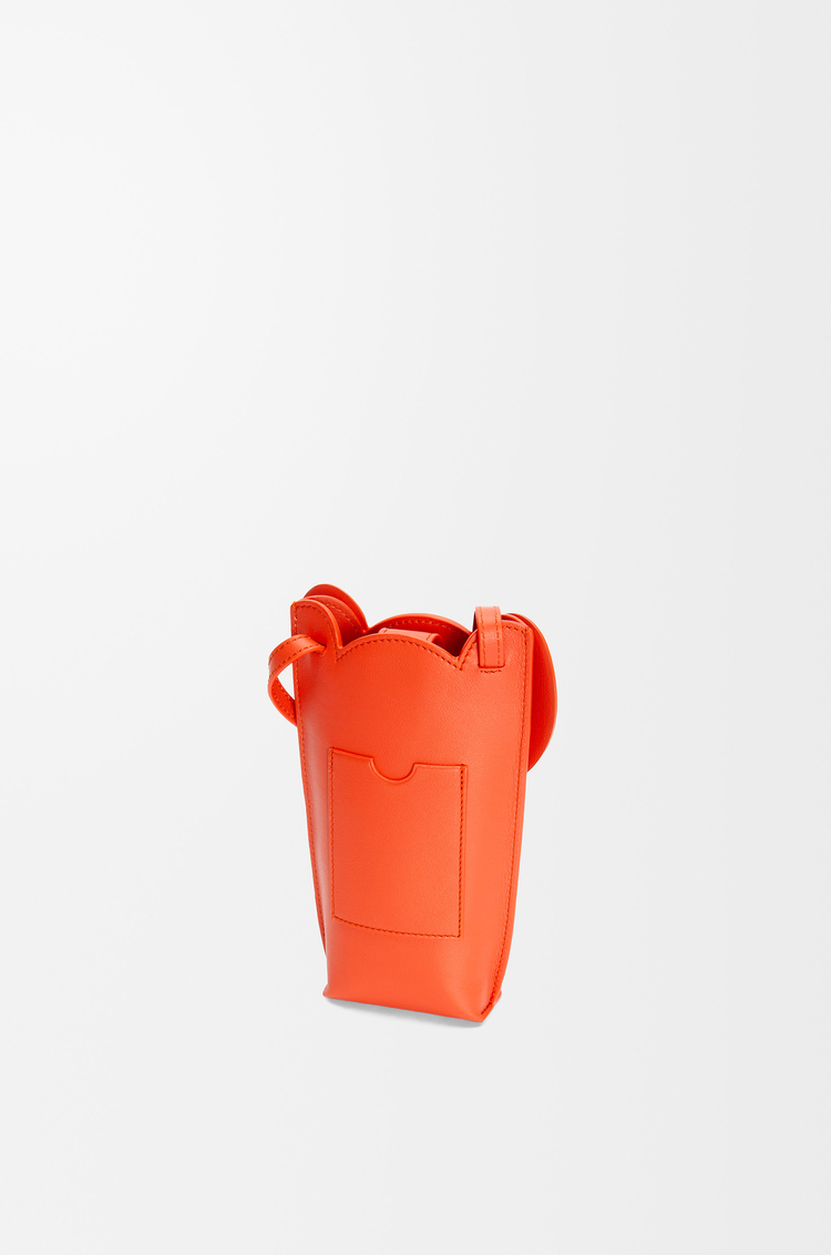 LOEWE Bolso Elephant en piel de ternera Naranja Vivo