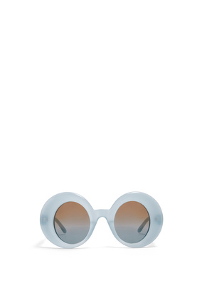 LOEWE Gafas de sol redondas oversize en acetato Hielo Azul plp_rd