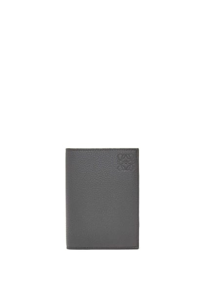LOEWE Bifold cardholder in soft grained calfskin 炭灰色 plp_rd