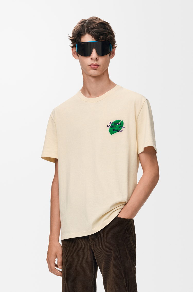 LOEWE Relaxed fit T-shirt in cotton Ecru