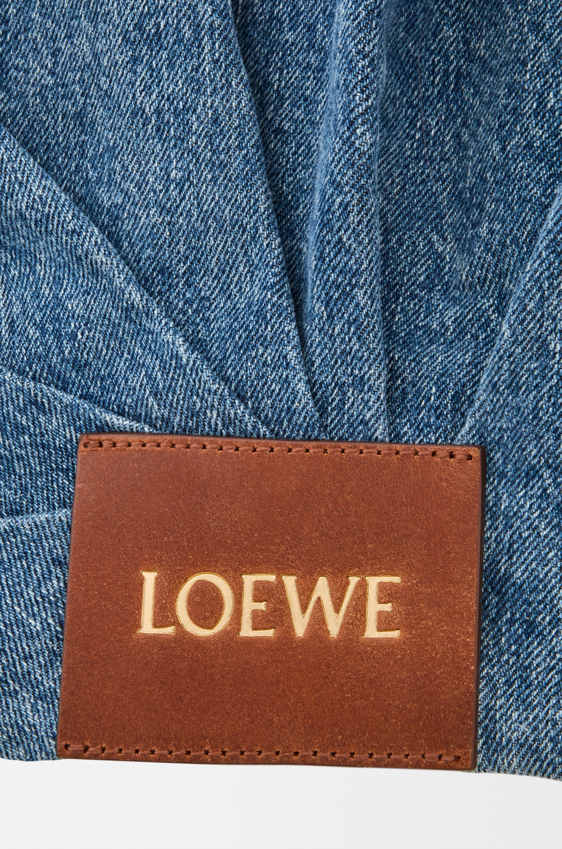 ドレープ ジャケット（デニム） ブルー - LOEWE Japan official website