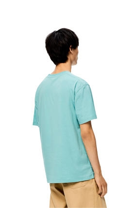 LOEWE Camiseta Yu-Bird en algodón Turquesa plp_rd