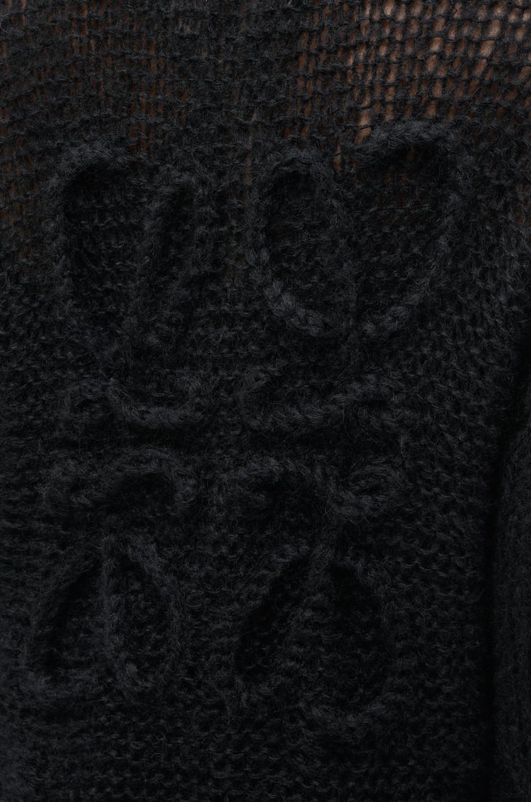 LOEWE Anagram cardigan in mohair blend Black