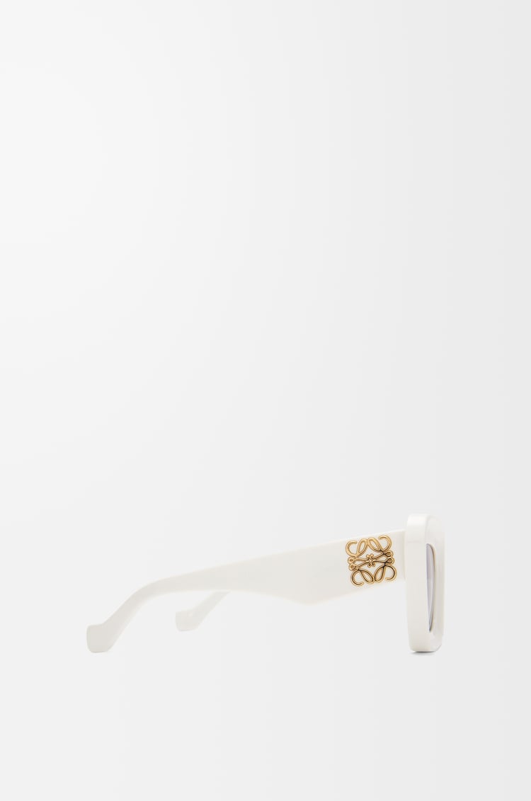 LOEWE Beveled Cateye sunglasses White/Ivory