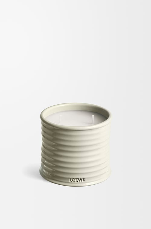 LOEWE Medium Mushroom candle Light Grey