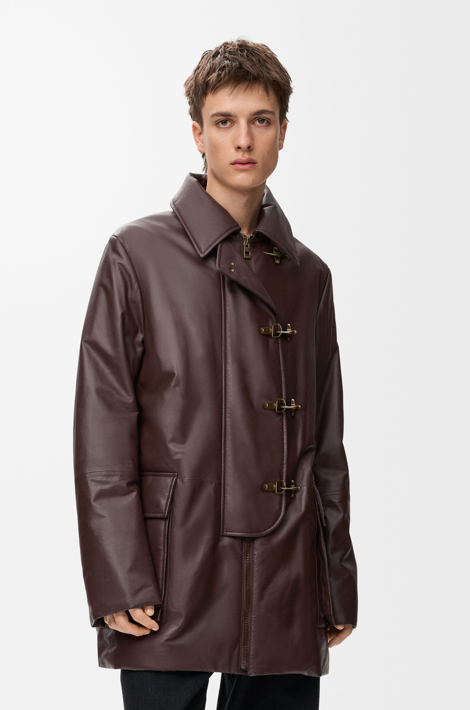 ⭐︎最高級⭐︎LOEWE ラムレザーコート ナッパレザー 着丈85cm サイズ38 ⭐︎最高級⭐︎LOEWE ラムレザーコート ナッパレザー 着丈85cm サイズ38