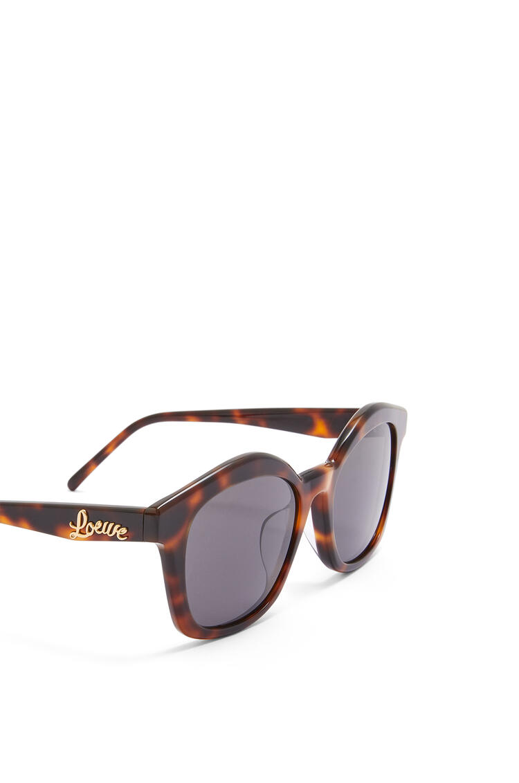 LOEWE Browline sunglasses in acetate Shiny Classic Havana