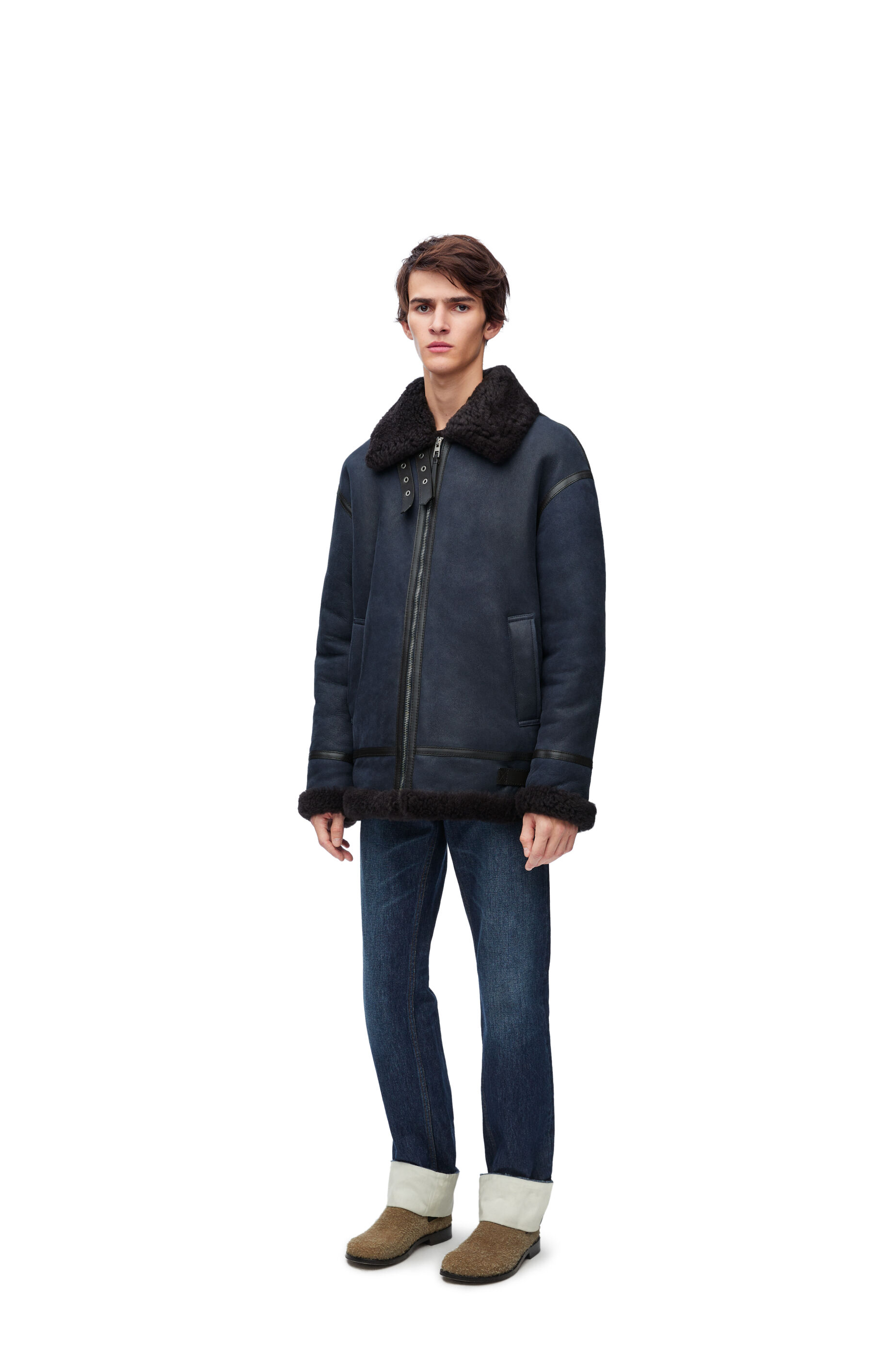 Loewe shearling jacket clearance