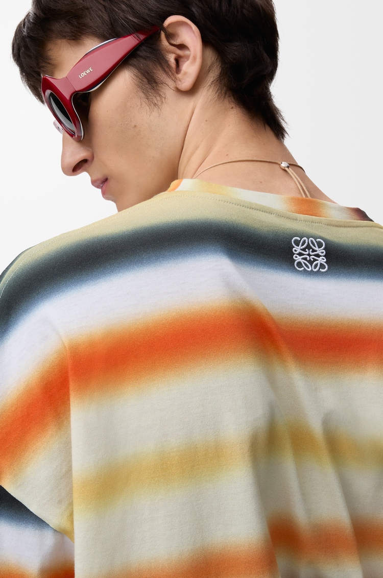 LOEWE 棉質長袖 T 恤 橘色/多色