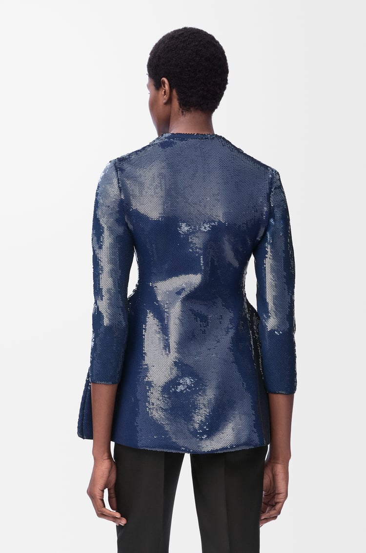 LOEWE Top in viscose blend Dark Navy