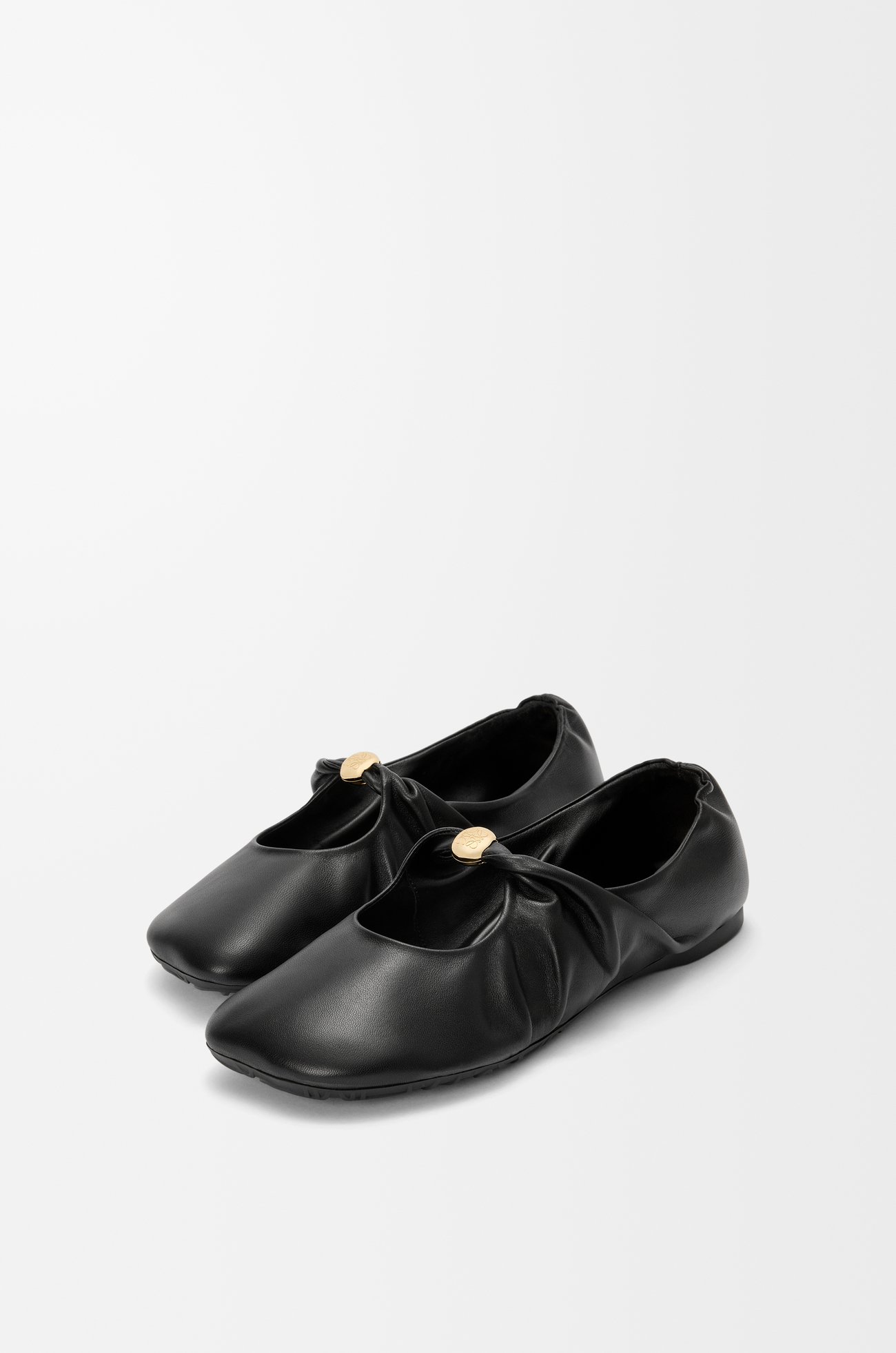 LOEWE ペブル ソフト バレリーナ（ナパラム） ブラック