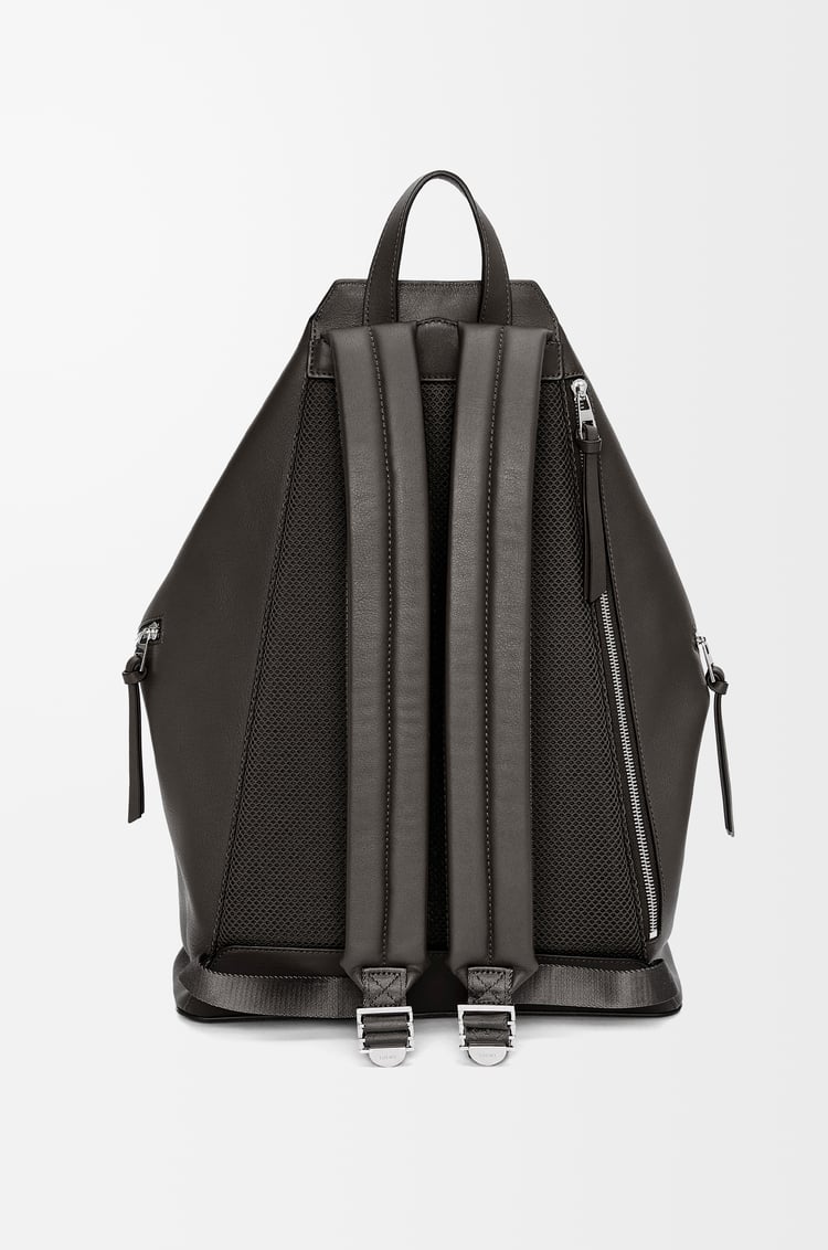 LOEWE Convertible backpack in classic calfskin Dark Grey