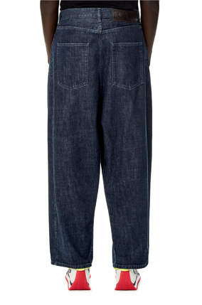 LOEWE Low crotch denim trousers in cotton Blue Denim plp_rd