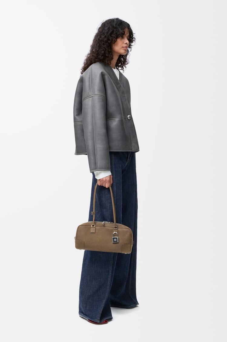 LOEWE ペブル カーディガン（シアリング） ライトグレー