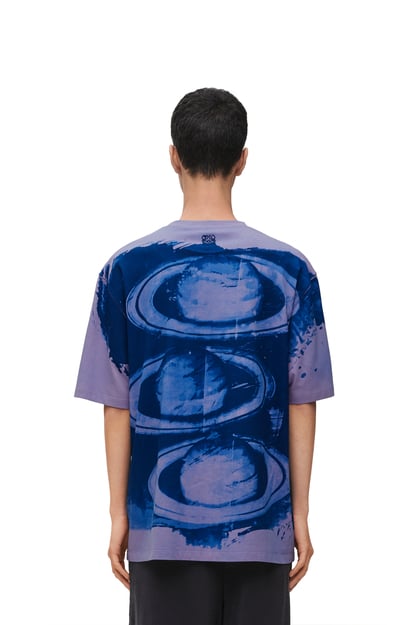LOEWE Camiseta de corte holgado en algodón Morado/Multicolor plp_rd