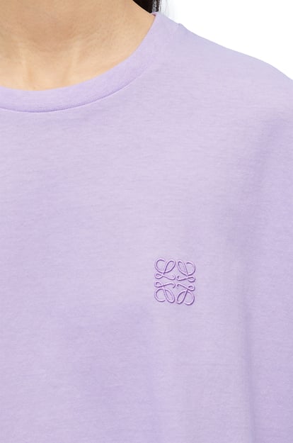 LOEWE Boxy fit T-shirt in cotton Baby Lilac plp_rd