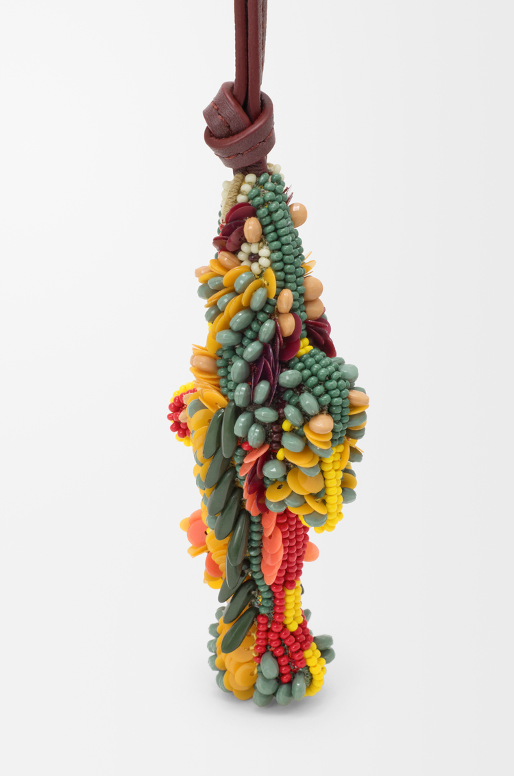 LOEWE 피쉬 참 - 펠트, 비즈, 카프스킨 멀티컬러