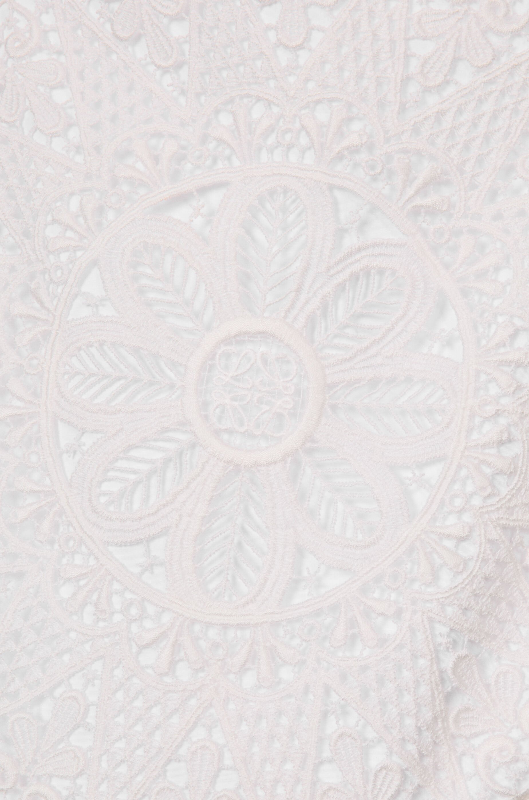 Lace dress in cotton White - LOEWE