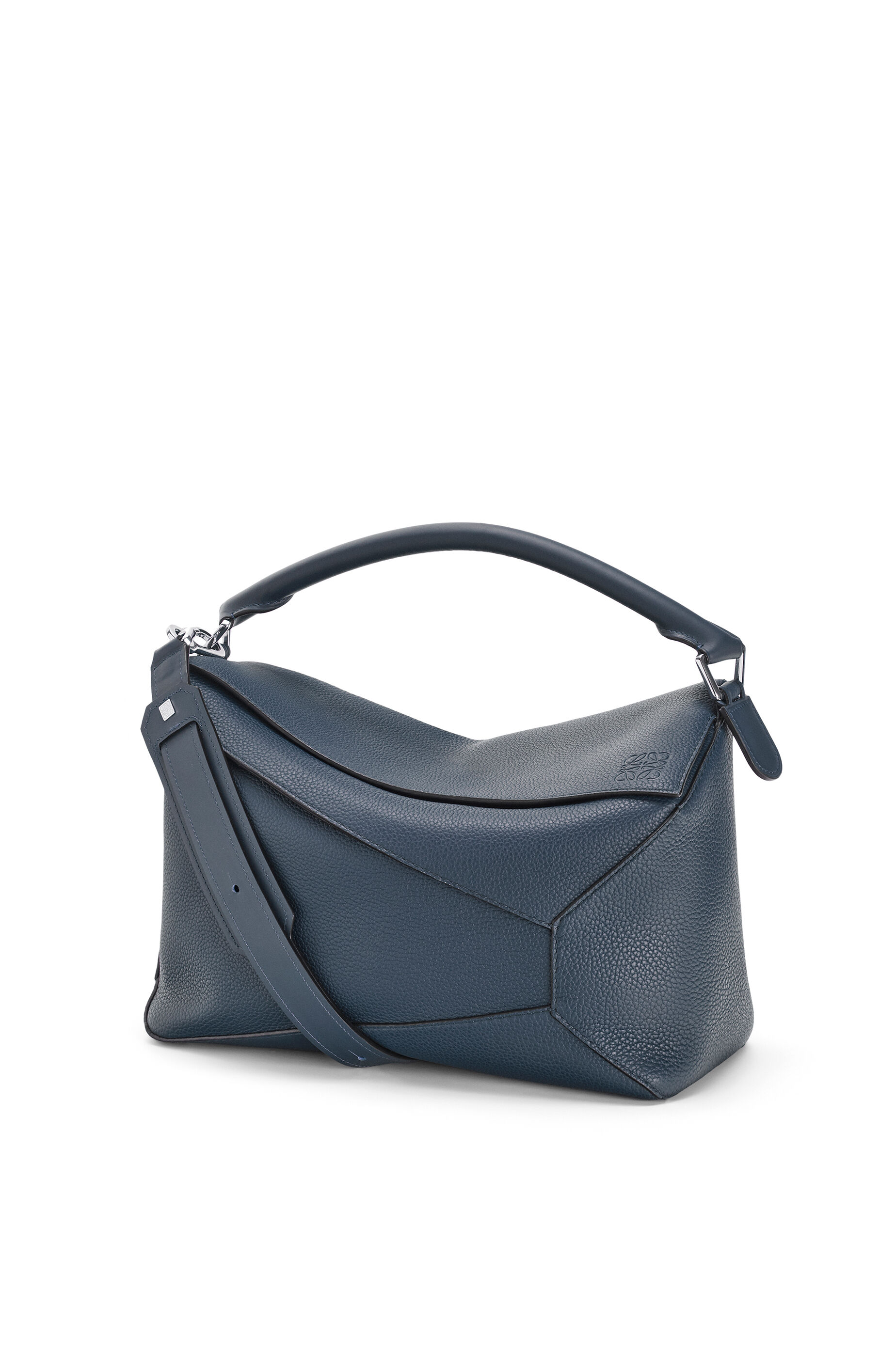 Large Puzzle Edge bag in grained calfskin