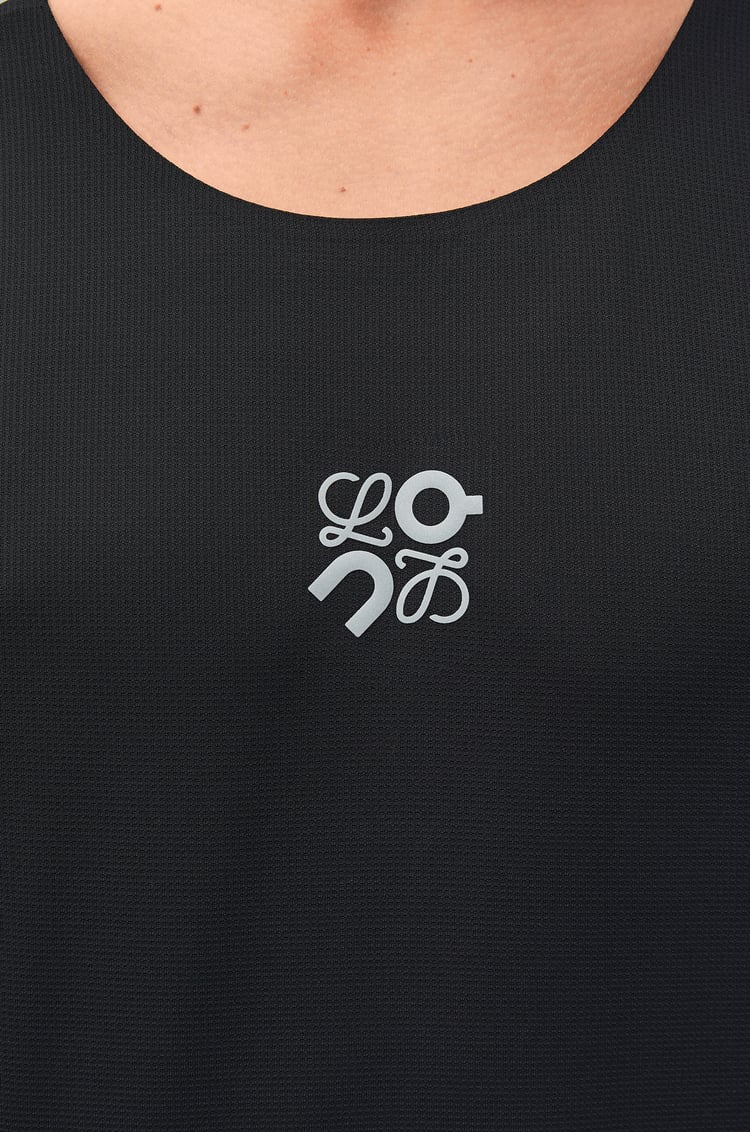 LOEWE Performance tank top in technical jersey Black