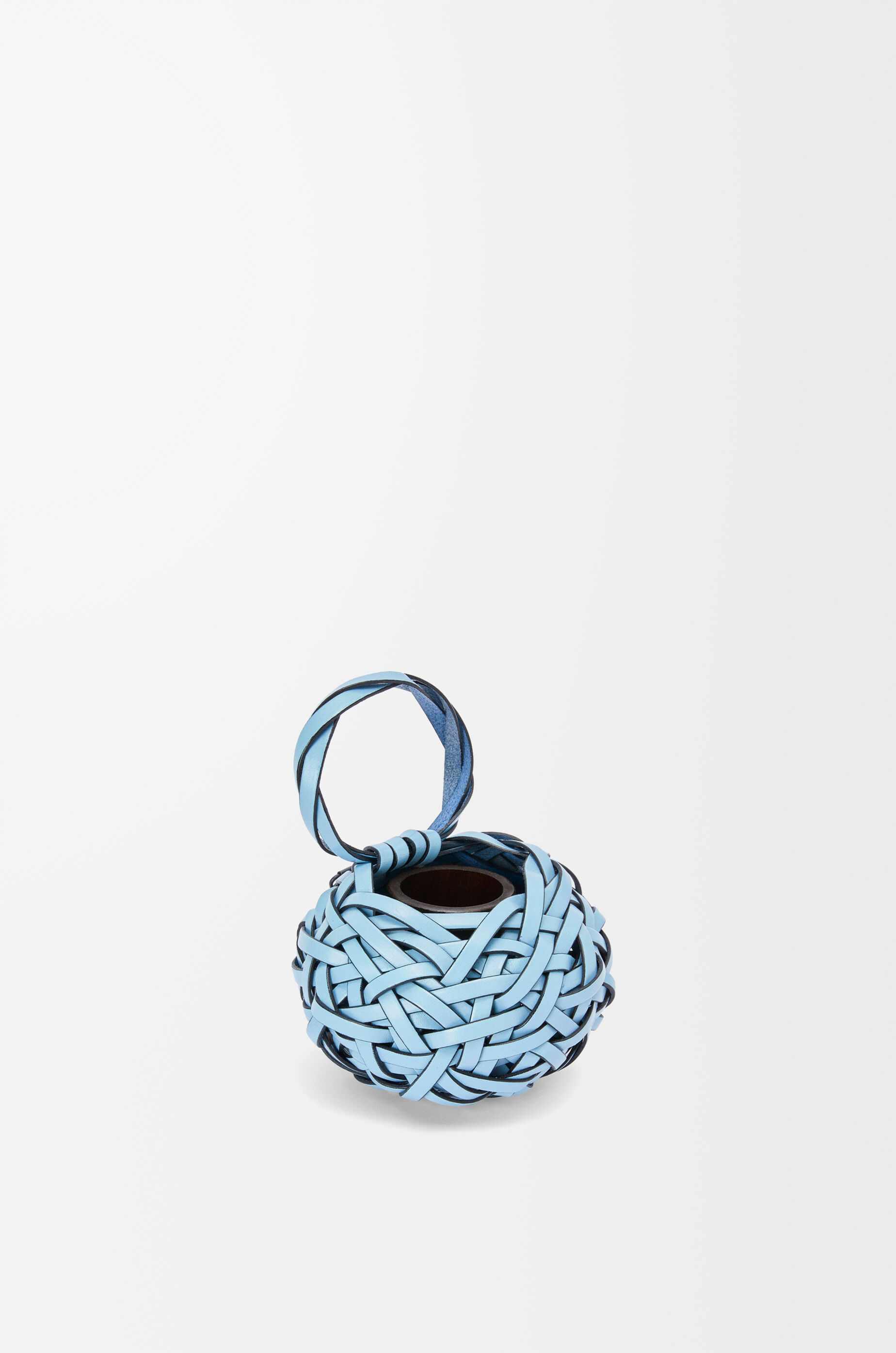 本物品質の ベース ネスト ウーブン (カーフ&バンブー) LOEWE - ブルー その他