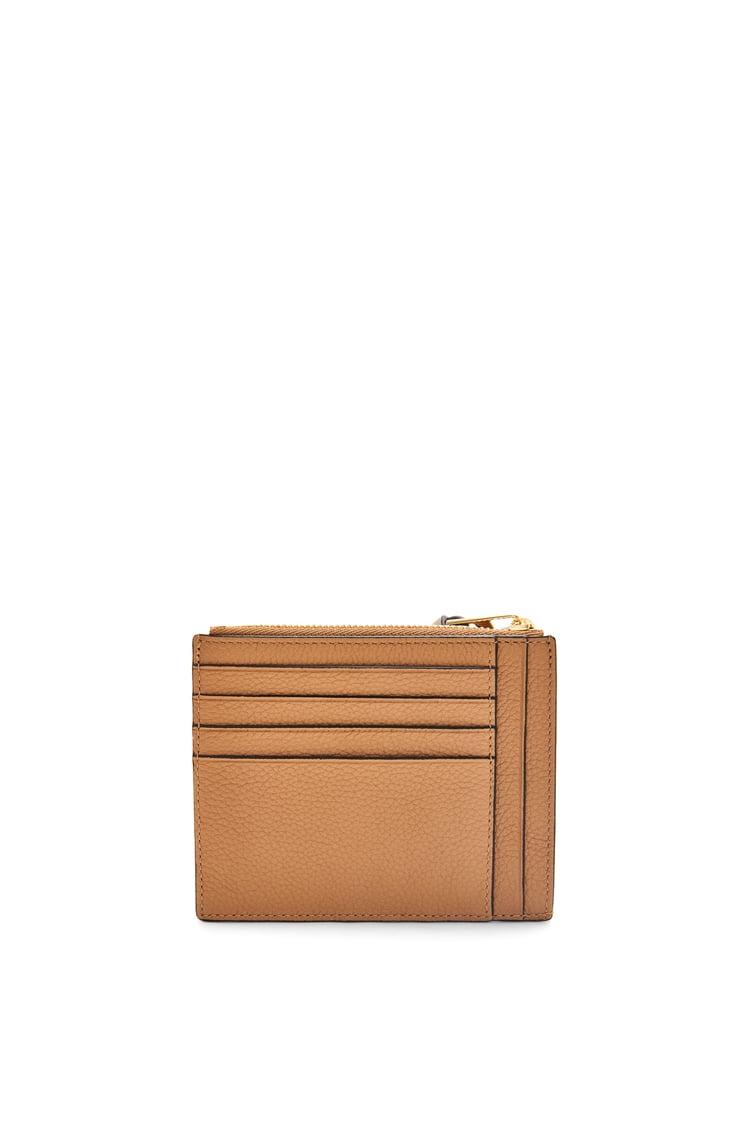 LOEWE Large coin cardholder in soft grained calfskin Toffee/Tan