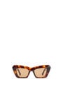 LOEWE Cateye sunglasses in acetate Brown Havana