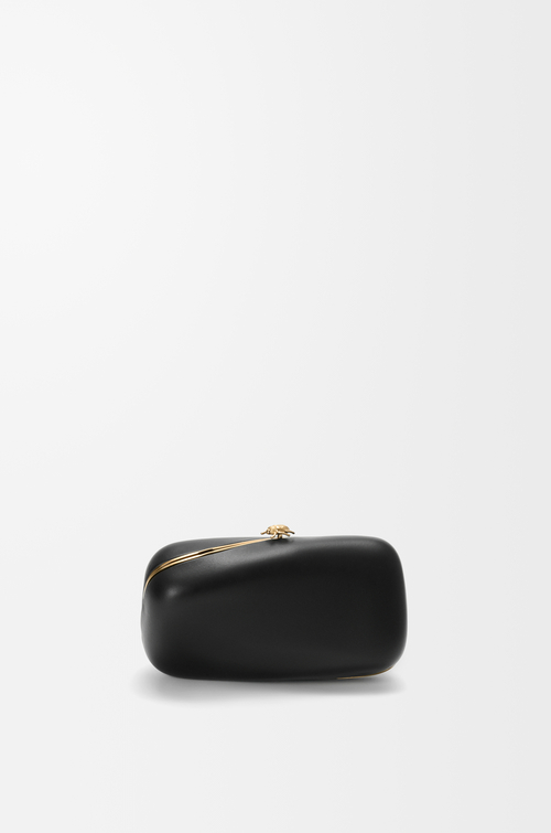 LOEWE Bolso Twisted Minaudiere en piel napa de cordero Negro