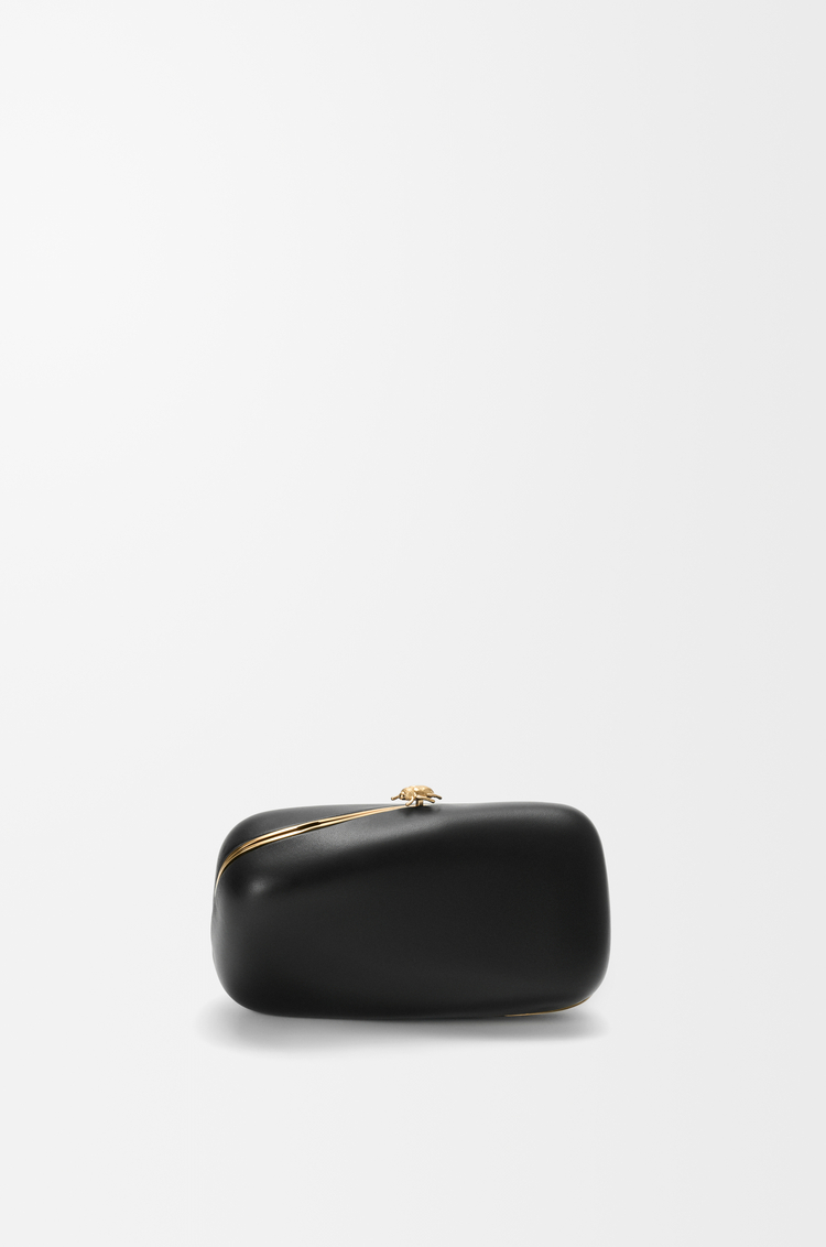 LOEWE Bolso Twisted Minaudiere en piel napa de cordero Negro