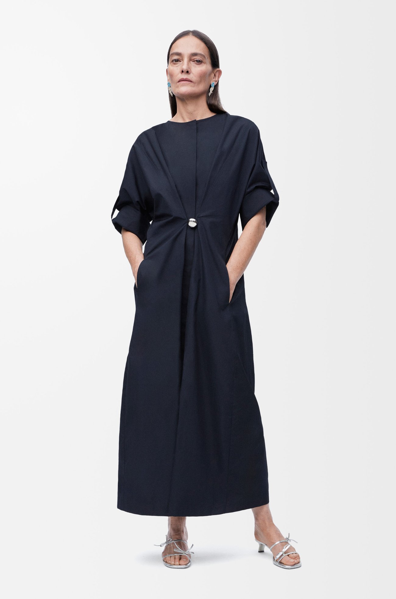 LOEWE Dress in cotton Dark Blue plp_rd